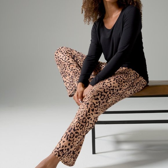 NWT Soma COOL NIGHTS Long Sleeve Pj Set Intimates Sleepwear